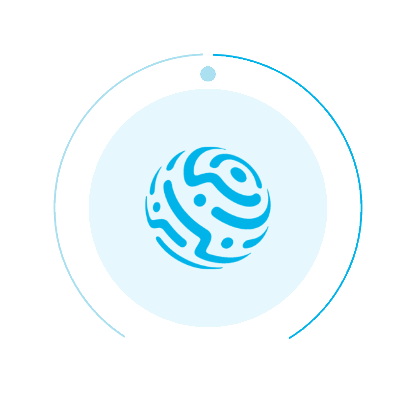 Continuity logo in ring